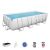 Bestway 56670-3 Set Piscina Fuori Terra Power Steel Rettangolare da 488x244x122 cm