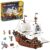 LEGO Creator 31109 Galeone dei Pirati, Set 3 in 1 con Nave Giocattolo, Locanda e Isola del Teschio, Minifigure e Squalo da Costruire