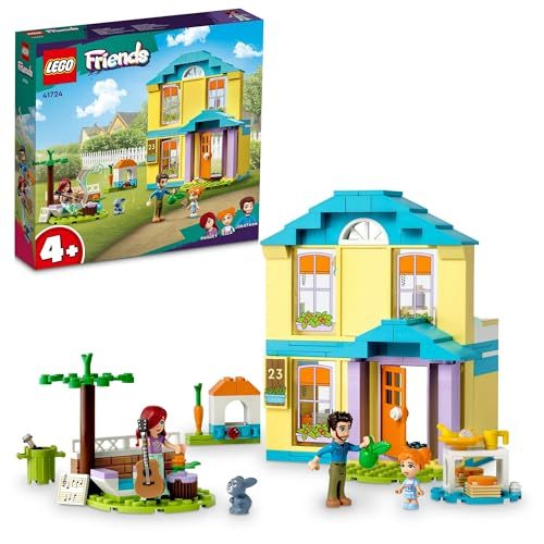 LEGO Friends La Casa di Paisley 41724, Casa delle Bambole con 3 Mini Bamboline, Coniglio e Accessori, Personaggi Serie 2023