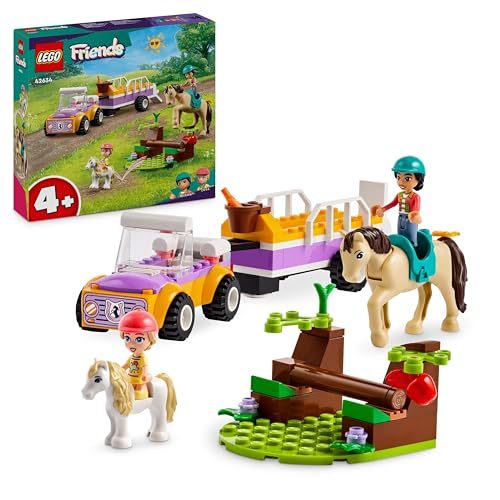 LEGO Friends 42634 Rimorchio con Cavallo e Pony